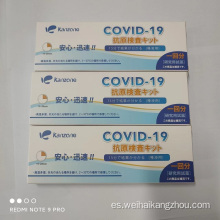Kit de prueba rápida de prueba de antígeno Covid-19